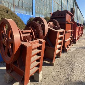 China Cement Clinker Limestone 340mm Feeding Stone Jaw Crusher Machine wholesale