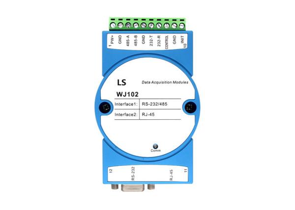 Quality LS-WJ102 Modbus RTU To TCP Converter Serial RS232/485 To Ethernet Module 24V DC for sale