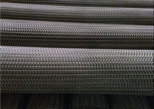 China Compound Cord Weave Conveyor 310 Stainless Steel Mesh Belt For Glass Cooling on sale