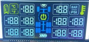 Custom DFSTN Black White Monochrome LCD Display VA Negative for Vehicle Mounted