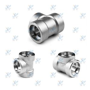 Stainless steel forged high-pressure pipe fittings, welded tee stainless steel