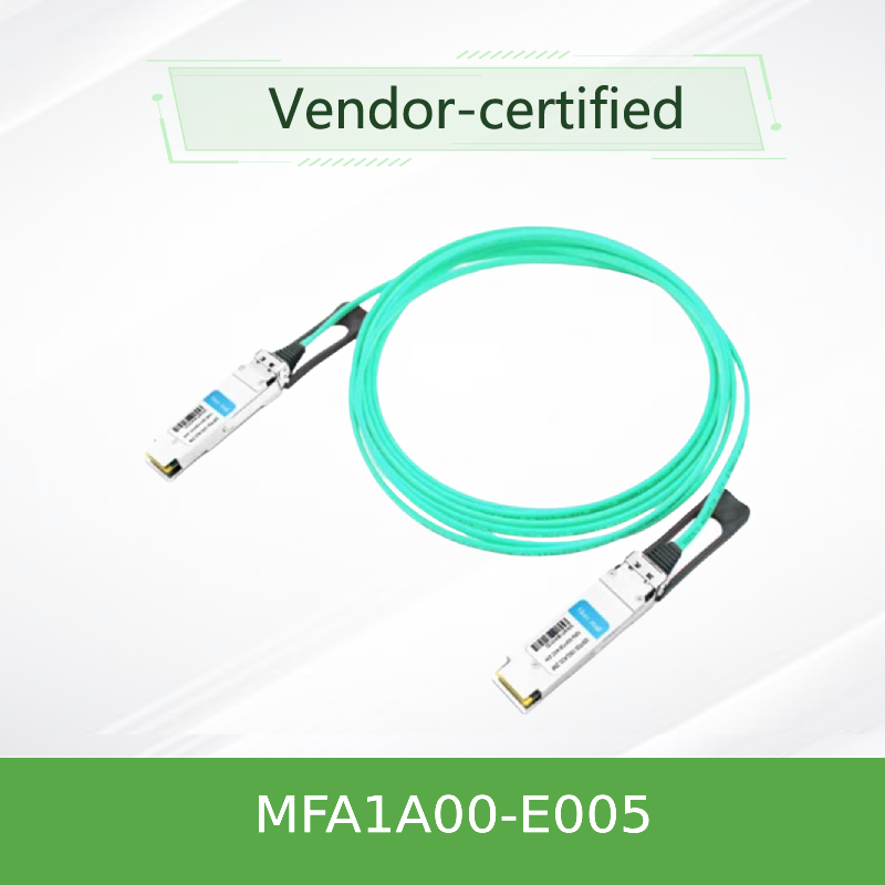 China 400g Mellanox SFP28 AOC Cable MFA1A00-E005 wholesale