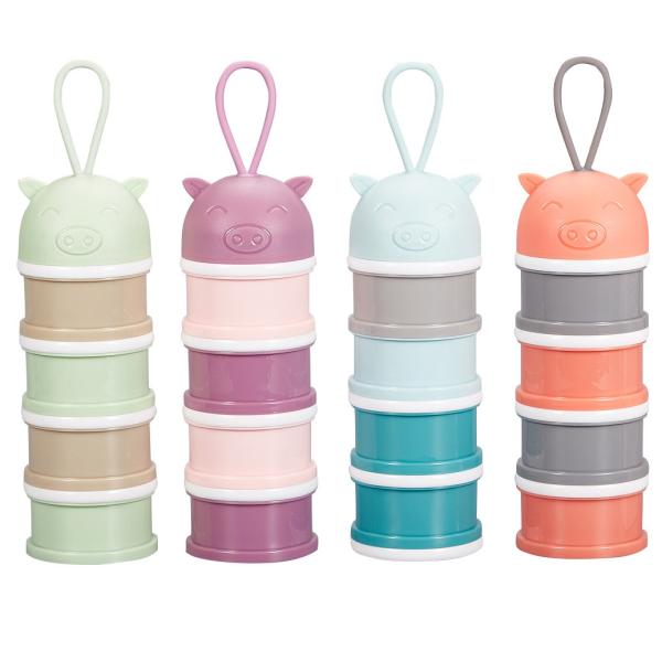 Quality Narrow Footprint Portable Infant Food Container Multi Layers Practical for sale