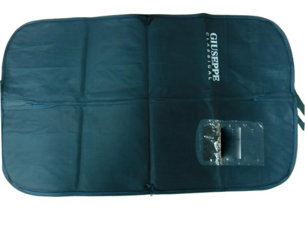 Quality Qiuseppe Green Velvet Dress Garment Bag, Suit Carrier Bags With Nylon Handle 120cm*60cm for sale