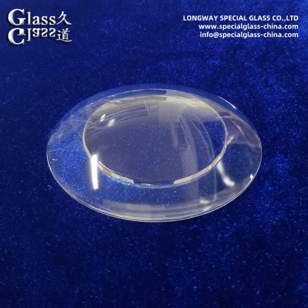 Heat-Shock Resistant Pyrex Glass Lens For Spotlight And Diffusing Lighting