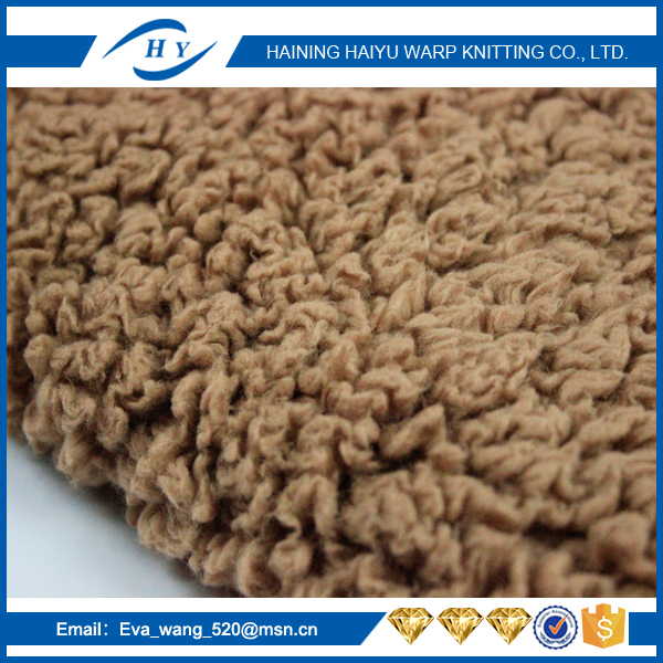 velvet fabric faux sherpa sheepskin anti pill fleece
