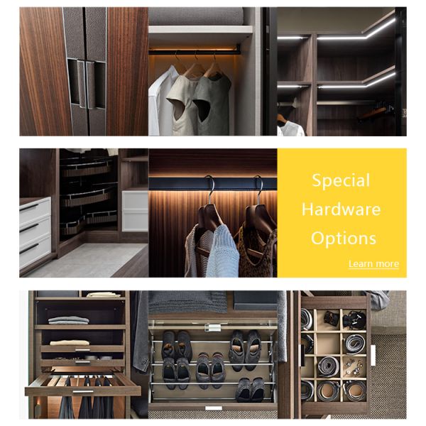 Plywood Fireproof Customized Wardrobe Living Room Storage Cabinet With Mirror Door