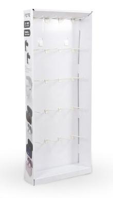 Quality LANGYI Convenient Hook Cardboard POP For Display Embossed for sale