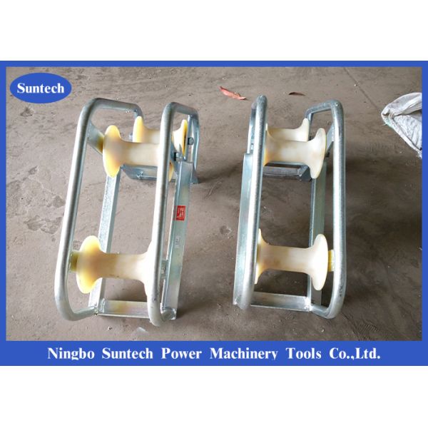 Pithead Telecom Cable Guide Roller 3 Block For Manhole Nylon Material