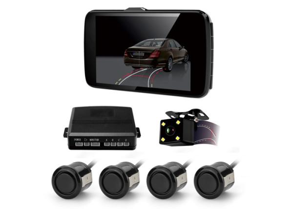 Quality 4" TFT LCD Video Parking Sensor DVR with Tracking Line and Voice Warning & Image Displaying 150 Shotting Angle for sale