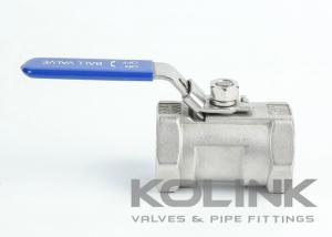 China 1-piece Stainless Steel Ball Valve BSP Screw NPT Reduced bore 1000 WOG wholesale