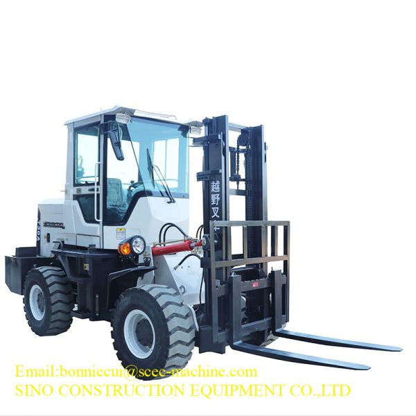 3000mm 3.5T Diesel Forklift Truck For Urban Construction Sites