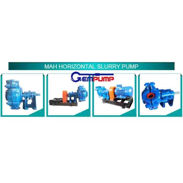 Diesel Waste Water Horizontal Slurry Pump 5 Vanes Single Suction