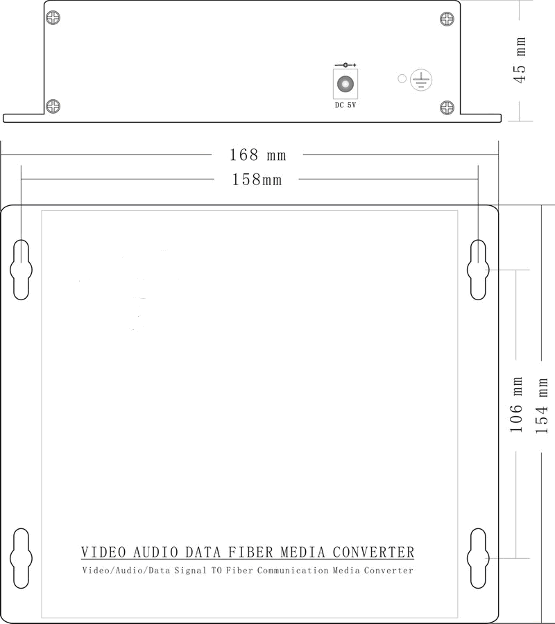 Media Digital Audio Over Fiber Extender Bidirectional Audio Over Fiber