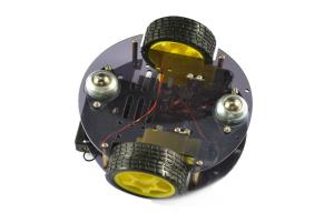 China Remote Control Car Parts 2 Wheel Chassis Robot Acrylic Body wholesale