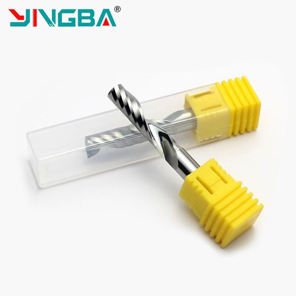 Cheap Price 3.175/4/6/8 Carbide Single Edge Milling Cutter for Wood Acrylic MDF Cutting One Tooth Spiral End Mill