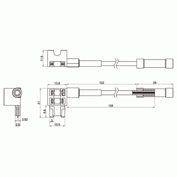 Add-A-Circuit Car Automotive Blade Style ATM ATT ACN APS Low Profile Mini Fuse Holder Fuse Tap in Piggy Back 12V 24V