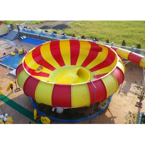 Multi Color Huge Water Slide Water Park Attraction Equipment 38 X 30m Floor Space