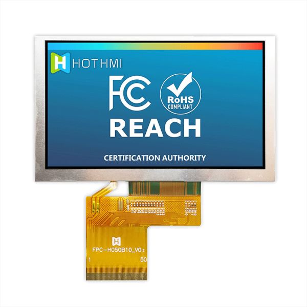 5 Inch High - Brightness TFT LCD | RGB Interface IPS Display For Industrial