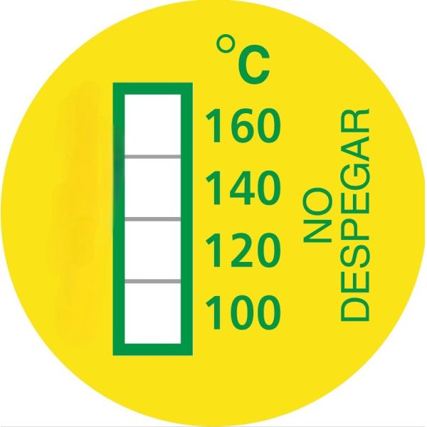 Customized Temperature Measuring Irreversible High Temperature Sensitive Labels