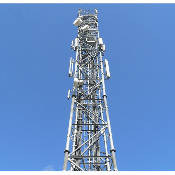 Hot Dip Galvanized Steel Structure Tower Radio Antennas Angle Plates