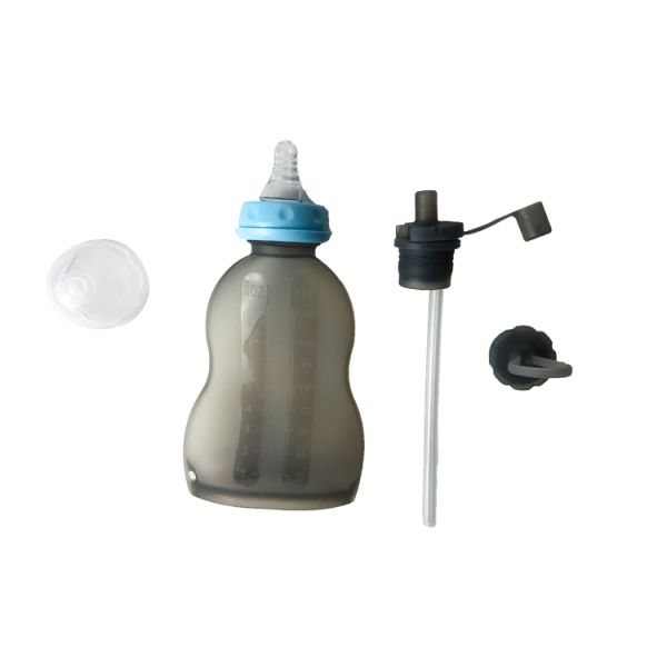 300ml Baby Silicone Products Medium Flow Silicone Milk Storage Bag Customized