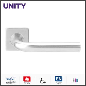 Buy cheap Stainless Steel Fire Door Lever Handle EN1906 and EN1634 Satin Finish from wholesalers