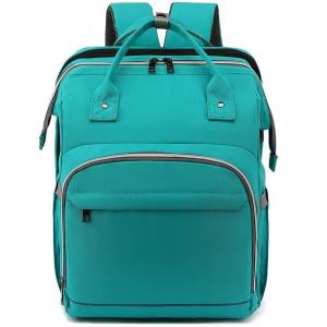 China Polyester Lining Material Tote Bag Backpack Green Color For All Seasons wholesale