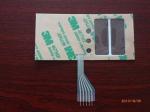 Custom Metal Dome PCB Membrane Switch Panel , With Black Overlay