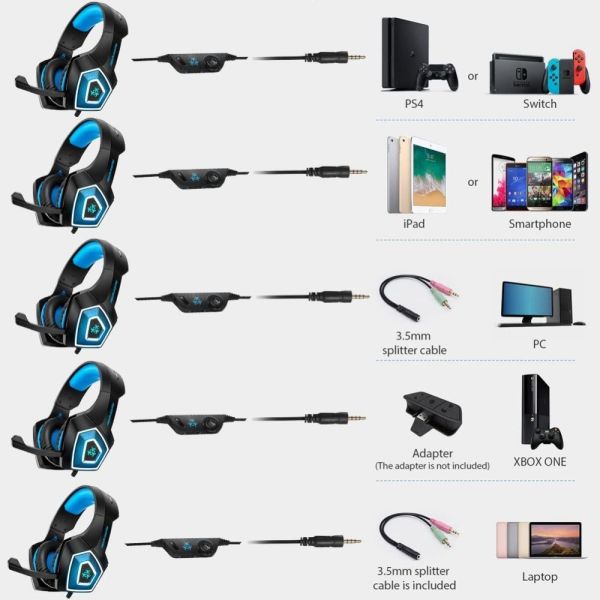 32ohm 2.2m Hunterspider V1 Stereo Gaming Headset