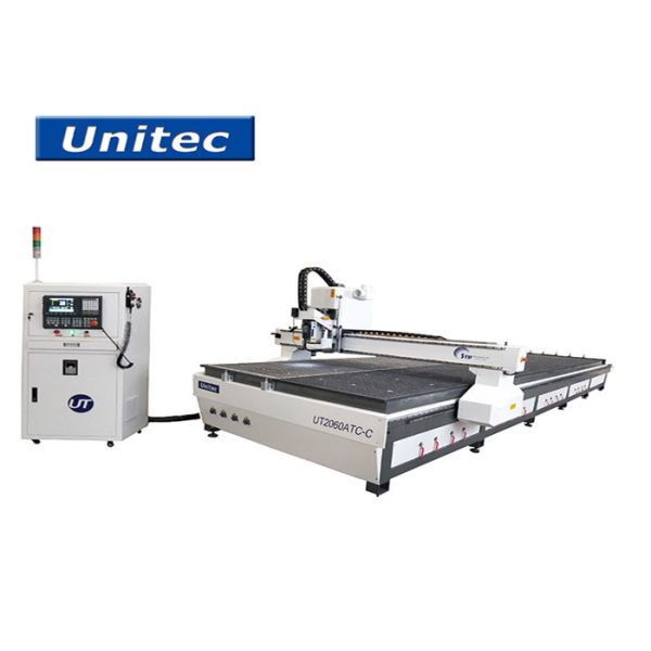 China Vacuum Table 2000X6000mm 2060 ATC CNC Router Machine on sale