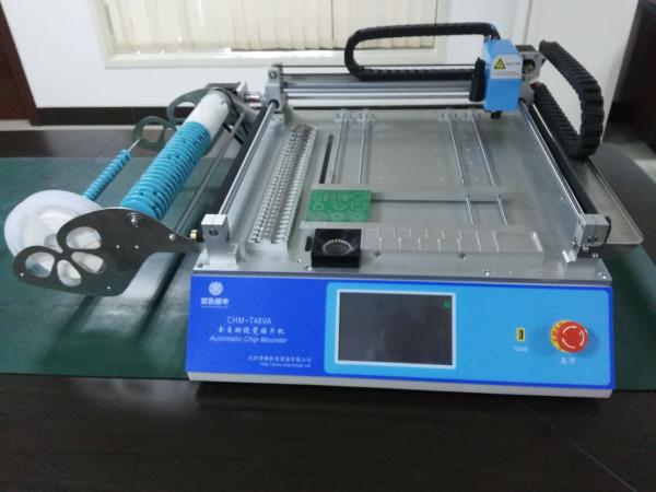 Quality Full Touch Screen Vision System CHM-T48VA Desktop SMT Pick And Place Machine PNP Machine CE Small SMT Machine for sale