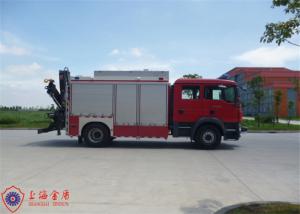 China 213kw Six Seats Emergency Rescue Vehicle Equipped Rescue Crane on Rear wholesale