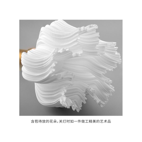 Smart 3D Printing Warm White Pendant Lamp