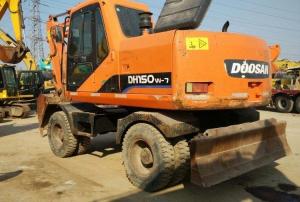 China USED DOOSAN DH150W-7 Wheel Excavator wholesale