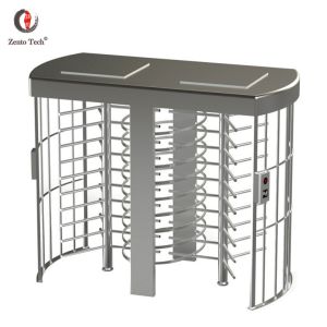 2mm SUS 304 Automatic Systems Turnstiles Full Height Gate 550mm