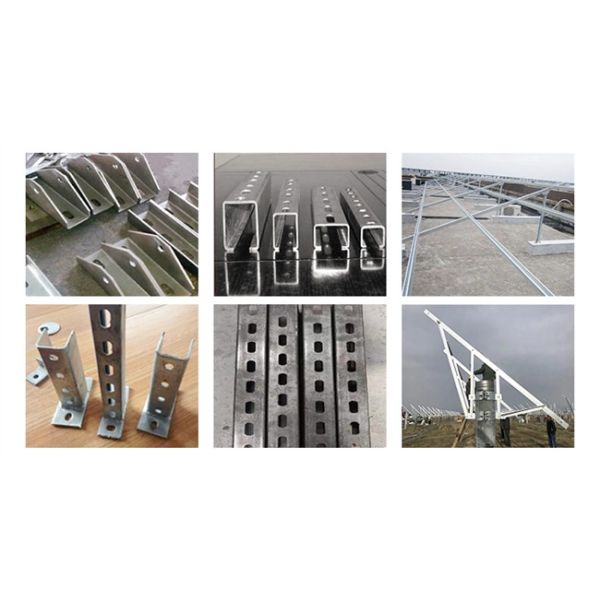 Solar Structure Panel Roll Forming Machine 1.2mm-2.5mm Material Thickness