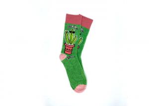 China Winter Womens Fancy Socks Cactus Soft Ladies Fancy Ankle Socks on sale