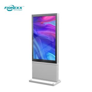 China 55inch 2500Nits Fanless Outdoor Totem Signage LCD Display wholesale