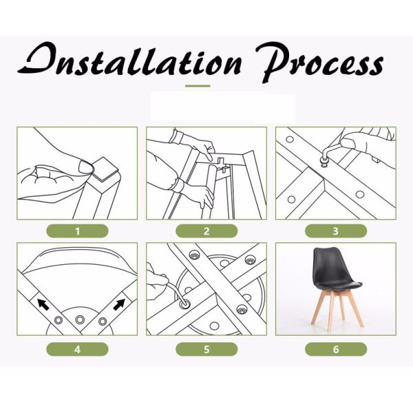 Solid Wood Legs Home Upholstered Dining Room Chairs