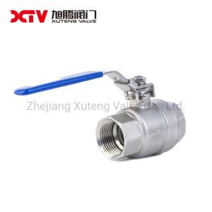 China Industrial Stainless Steel Threaded Full Bore and Reduce Bore 1PC/2PC/3PC Ball Valve wholesale