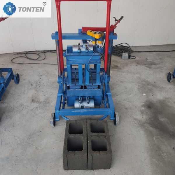 Small-scale Hand-operated Non-fired Brick Press Cement Block Brick-making Machine