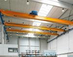Wireless Remote Control Overhead Crane Single Girder With Good Hoist
