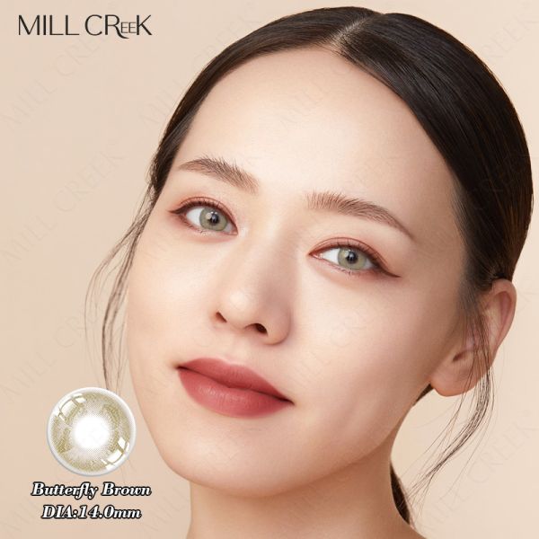 Oem Butterfly Contact Lens Solid Colored Contacts For Nearsightedness
