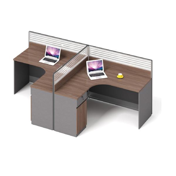 Quality L2830*W1430*H1100mm Office Computer Table Cubicle Partition for sale