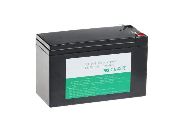 Quality F2 Terminal 12.8V 7AH 9AH LiFePO4 Battery Pack for sale