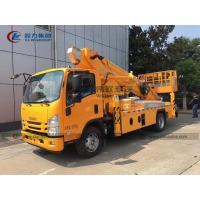 China Isuzu 98HP Straight Boom Aerial Work Platform Truck for sale
