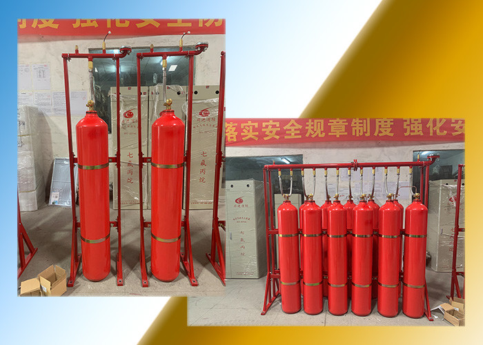 China Enclosed Flooding Pipe Network CO2 Fire Suppression System wholesale