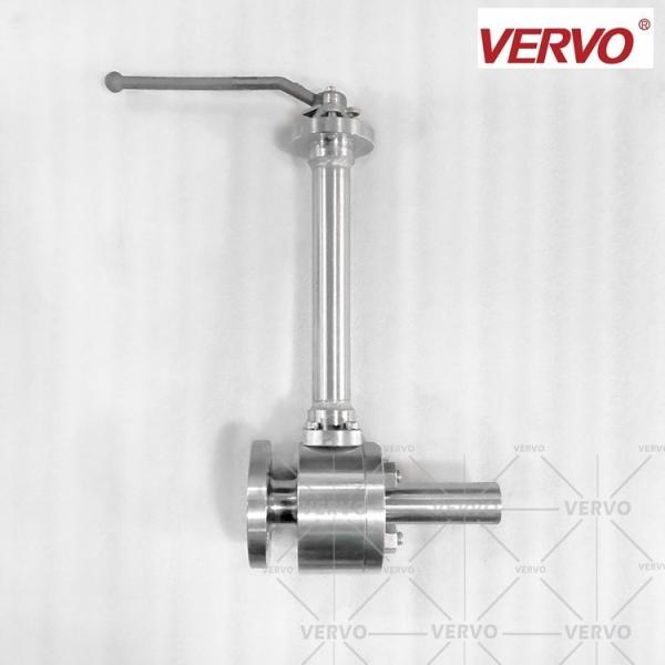 Quality Forged Two Piece Low Temperature Extension Rod Liquid Nitrogen Pressure Plate Type With Locking device Ball Valve for sale