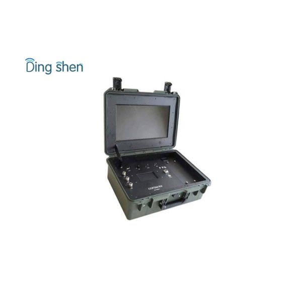 20W Outdoor Portable Wireless Video Transmitter , DC12V Long Range Drone Transmitter